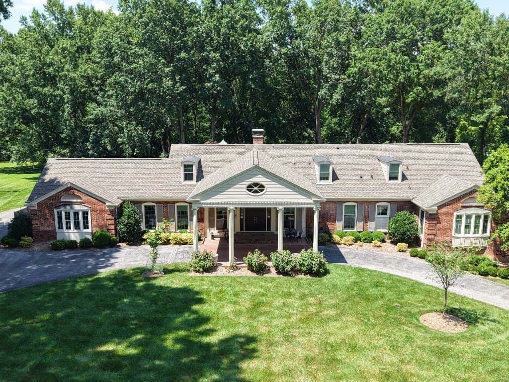 Ranch-style home with a new architectural shingle roof